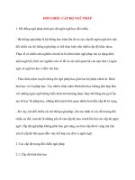 ĐỐI CHIẾU CẤP ĐỘ NGỮ PHÁP pot