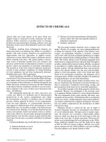 ENCYCLOPEDIA OF ENVIRONMENTAL SCIENCE AND ENGINEERING - EFFECTS OF CHEMICALS docx