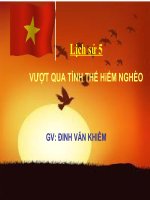 Giáo án điện tử tiểu học môn lịch sử: lịch sử lớp 5 pot