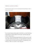 Nguồn gốc và cách làm việc của lốp xe? pot