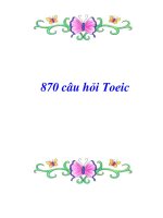 870 câu hỏi Toeic ppsx