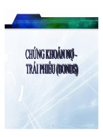 Chứng khoán nợ - trái phiếu (bonds) pdf