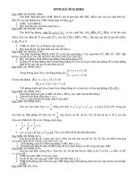 Hình học giải tích không gian