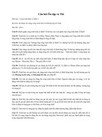 Câu hỏi Ôn tập và Thi Môn học: Công trình Biển cố định 1 ppsx