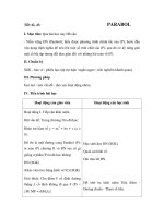 Tiết 42, 43 PARABOL pps