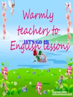 Giáo án điện tử tiểu học môn tiếng anh: Tiếng anh lớp 2 pot