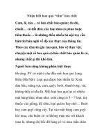 Nhận biết hoa quả “tẩm” hóa chất docx