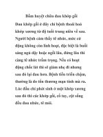 Bấm huyệt chữa đau khớp gối docx