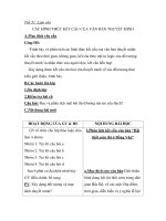 CÁC HÌNH THỨC KẾT CẤU CỦA VĂN BẢN THUYẾT MINH pdf