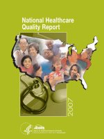 National Healthcare Quality Report - part 1 doc