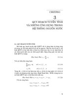 Kỹ thuật và quản lý hệ thống nguồn nước ( Đại học Quốc gia Hà Nội ) - Chương 3 pot