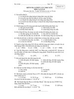 Kiểm tra 15 phút lần 2 HK2 pptx