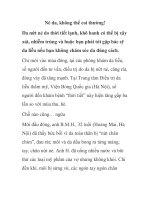 Nẻ da, không thể coi thường! docx