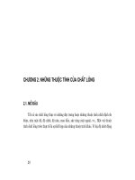 Các nguyên lý của dòng chảy chất lỏng và sóng mặt trong sông, cửa sông, biển và đại dương - Chương 2 docx