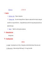 Tiết 10 & 11 LUYỆN TẬP ppsx