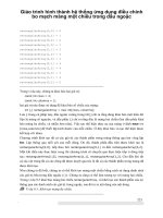 Giáo trình hình thành hệ thống ứng dụng điều chỉnh bo mạch mảng một chiều trong dấu ngoặc p1 pdf