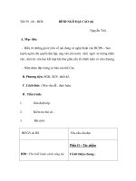 Tiết 59 , 60 - BCB BÌNH NGÔ ĐẠI CÁO (tt) Nguyễn Trãi pptx