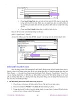 Giáo trình window: Hướng dẫn cách tạo các đoạn Interactive Movie bằng cách thiết lập action trong Macromedia Flash phần 4 ppsx