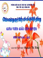 Giáo án điện tử tiểu học: Tập đoc các em nhỏ và cụ già pps