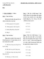 ĐỀ 1 ĐỀ KIỂM TRA TẬP TRUNG – MÔN VẬT LÝ pot