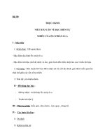 Bài 50: THỰC HÀNH VIẾT BÁO CÁO VỀ ĐẶC ĐIỂM TỰ NHIÊN CỦA ÔX-XTRÂY-LI-A pptx