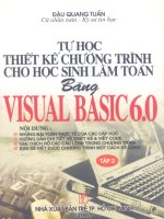 Tự học thiết kế chương trình cho học sinh làm toán bằng Visual Basic 6.0 tập 2 part 1 ppt