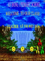 Giáo án điện tử tiểu học môn tiếng Anh: Tiếng anh lớp 4 pps