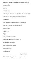 Tiết 35,36: HỆ PHƯƠNG TRÌNH BẬC NHẤT NHIÈU ẨN pot