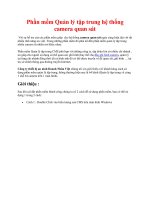 Phần mềm quản lý tập trung hệ thống camera quan sát potx