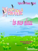 Giáo án điện tử tiểu học môn tiếng anh: tiếng anh lớp 3 pptx