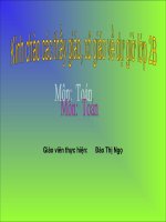 Giáo án điện tử tiểu học: Ôn tập hình học lớp 2 pot