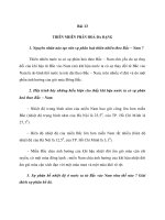 Bài 13 THIÊN NHIÊN PHÂN HOÁ ĐA DẠNG ppt