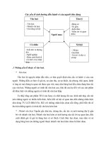 Các yếu tố ảnh hưởng đến hành vi của người tiêu dùng-the end docx