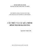 Cấu trúc và các qúa trình hình thành đại dương ( Nhà xuất bản đại học quốc gia hà nội ) - Chương mở đầu pptx