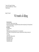 Giáo án mỹ thuật Bài 22: Vẽ trang trí Vẽ tranh cổ động ppsx