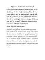 Độ tan của sữa: Hiểu thế nào cho đúng? ppt