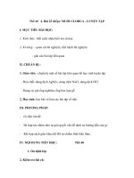 Bài 23 (tiếp): MUỐI CLORUA - LUYỆN TẬP doc