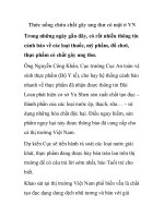 Thức uống chứa chất gây ung thư có mặt ở VN pot