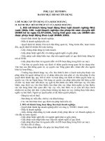 Danh mục hồ sơ tín dụng pot