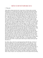 NHỮNG VẤN ĐỀ NGỮ NGHĨA HỌC ÂM VỊ ppt