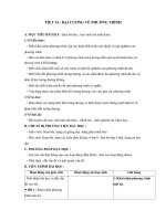 TIẾT 24 : ĐẠI CƯƠNG VỀ PHƯƠNG TRÌNH doc