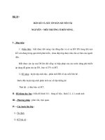 Bài 10 : DÂN SỐ VÀ SỨC ÉP DÂN SỐ TỚI TÀI NGUYÊN – MÔI TRƯỜNG Ở ĐỚI NÓNG pdf