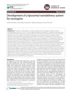Development of a liposomal nanodelivery system for nevirapine ppsx