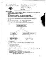 Đề Kiểm Tra Cơ Sở Dữ Liệu 7 pptx