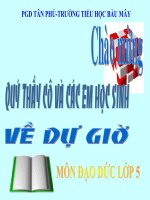 Giáo án điện tử tiểu học môn đạo đức: Tôn trọng phụ nữ pps