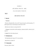 Chương 5: Môi trường vùng núi-HĐKT của con người ở vùng núi pot