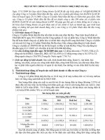 THỊ TRƯỜNG CHỨNG KHOÁN - MỘT SỐ NÉT CHÍNH VỀ CÔNG TY CỔ PHẦN NHIỆT ĐIỆN BÀ RỊA pot