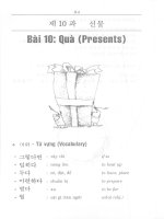 Giáo trình tự học tiếng Hàn cho mọi người part 4 pot
