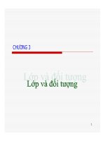 Tài liệu tham khảo về lập trình hướng đối tượng với .NET & C#.Chương 3 Lớp và đối tượng ppt