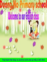 Giáo án điện tử tiểu học môn tiếng Anh: Tiếng anh lớp 5 docx